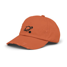Unisex Distressed Saturn Cap