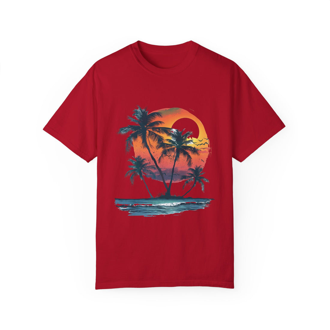 Summer Time - Sunshine Unisex Garment-Dyed T-shirt Love My Cat