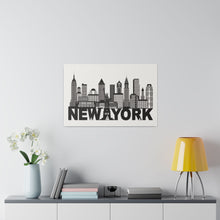 New York City Matte Canvas, Stretched, 0.75