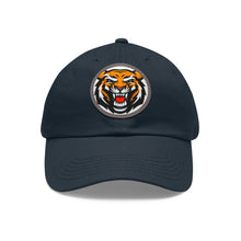Tiger - Dad Hat with Leather Patch (Round)