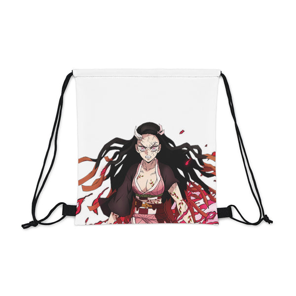 Nezuko Kamado Angry Face - Outdoor Drawstring Bag