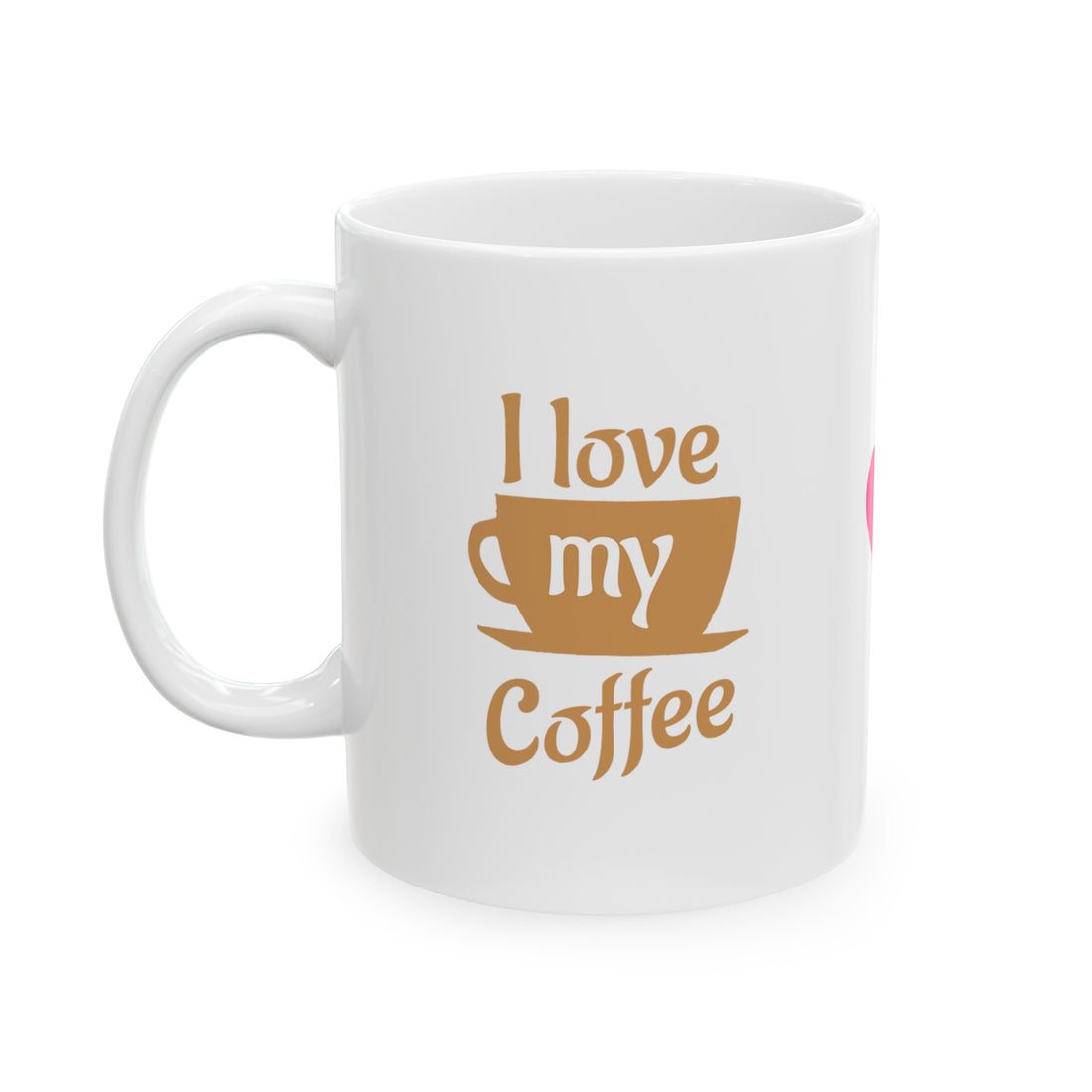 I Love Coffee Heart Ceramic Mug