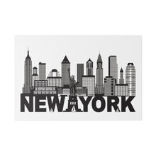 New York City Matte Canvas, Stretched, 0.75