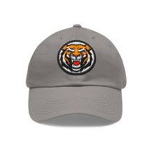 Tiger - Dad Hat with Leather Patch (Round)
