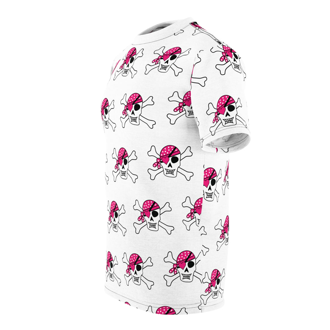 Unisex Skull and Crossbones Cut & Sew Tee