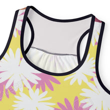 Women's Colored Flowers Trending Tank Top
