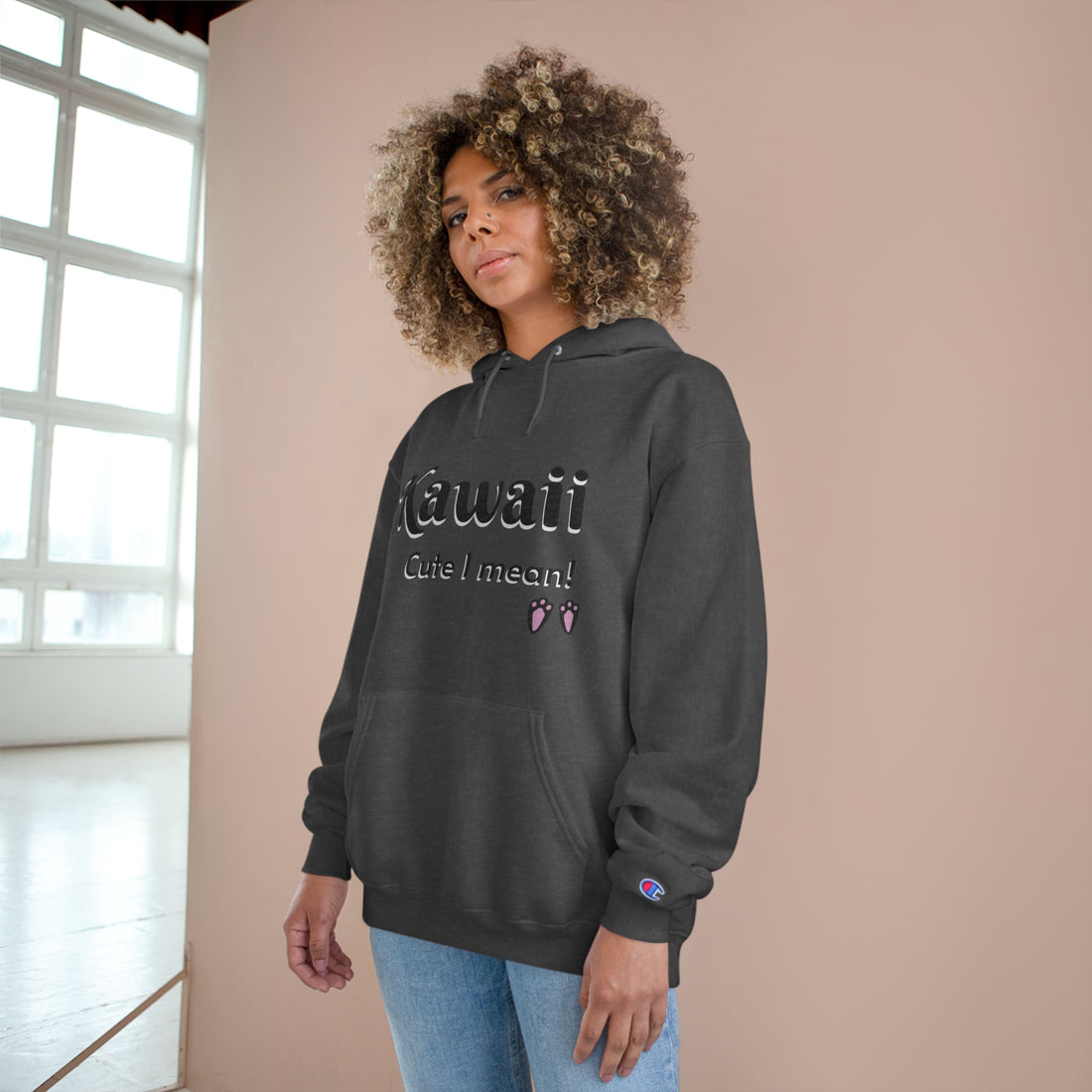 Just A Girl Who Loves Anime & KPOP - Champion Hoodie - Kawaii