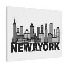 New York City Matte Canvas, Stretched, 0.75