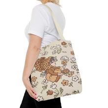 Vintage Girls Collecting Flowers Trending Tote Bag