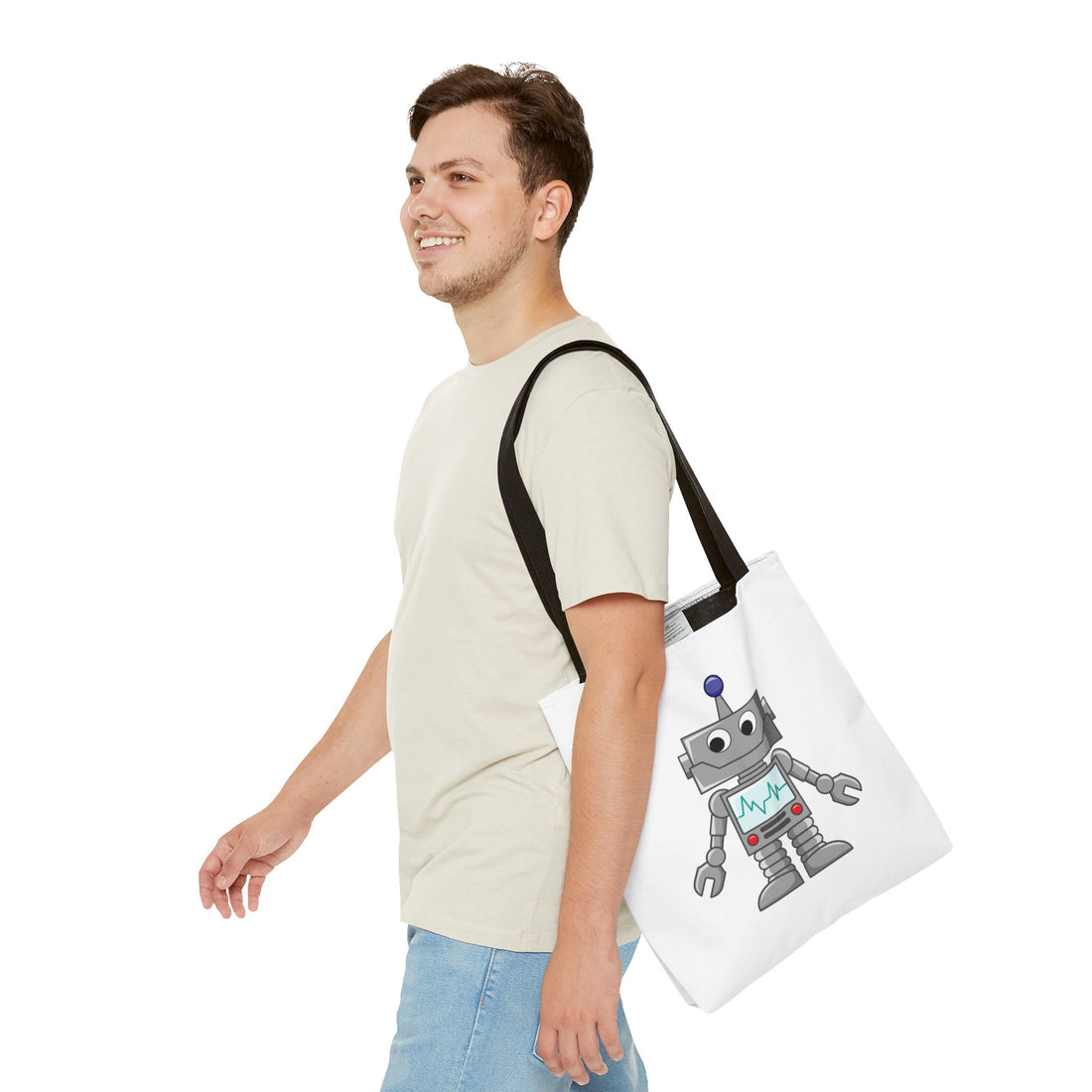 Robot & Skeleton - Tote Bag