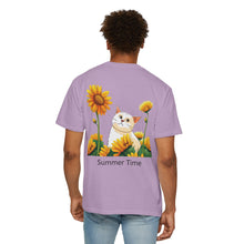 Summer Time - Sunshine Unisex Garment-Dyed T-shirt Love My Cat