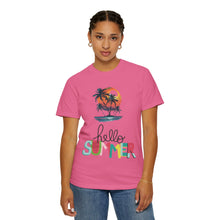 Hello Summer Sunset - Unisex Garment-Dyed T-shirt