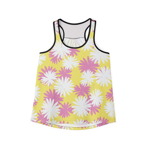 Women's Colored Flowers Trending Tank Top