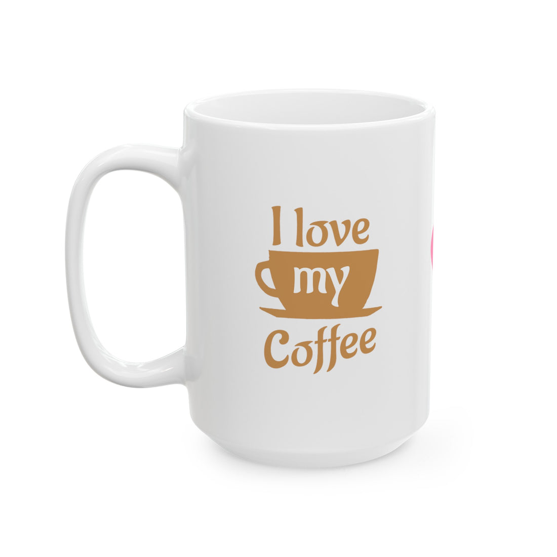 I Love Coffee Heart Ceramic Mug