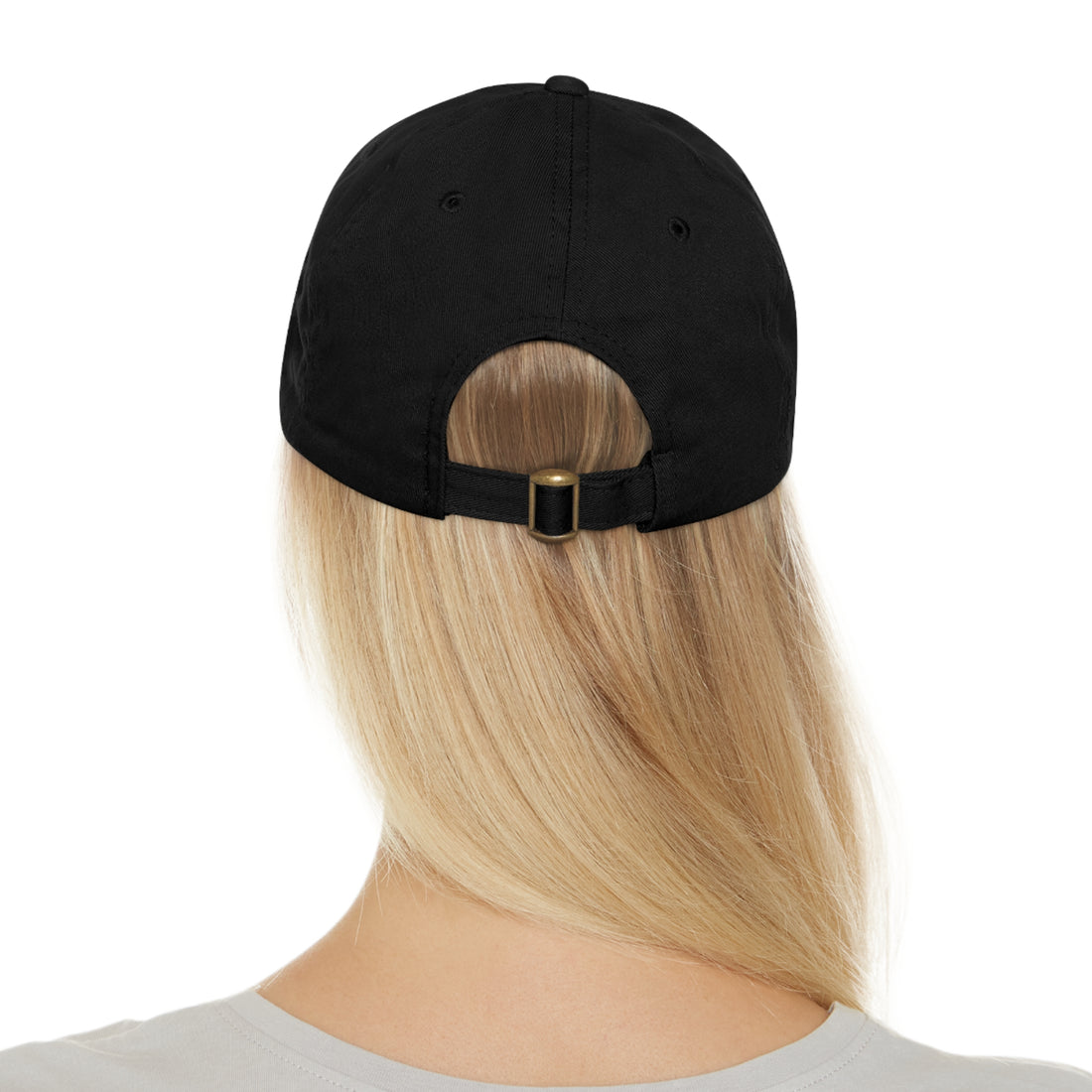 Tiger - Dad Hat with Leather Patch (Round)