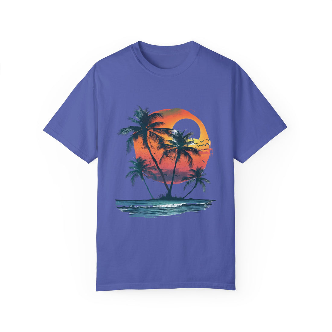 Summer Time - Sunshine Unisex Garment-Dyed T-shirt Love My Cat