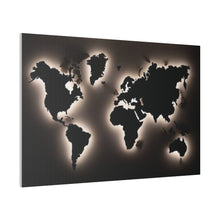 Motherboard map, World Map Matte Canvas, Stretched, 0.75