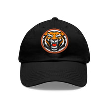 Tiger - Dad Hat with Leather Patch (Round)