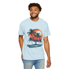 Summer Time - Sunshine Unisex Garment-Dyed T-shirt Love My Cat