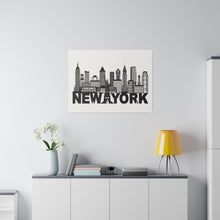 New York City Matte Canvas, Stretched, 0.75