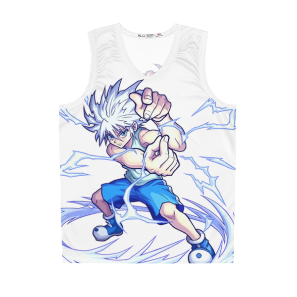 Hunter X Hunter - Killua Is Angry - Basketball Jersey