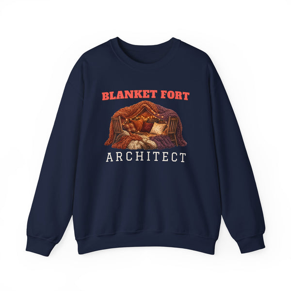 Blanket Fort Architect Cozy Winter Sweatshirt