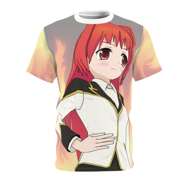 Red Heart Anime Character Unisex Printed Tee