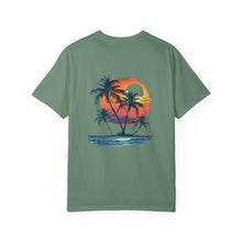 Hello Summer Sunset - Unisex Garment-Dyed T-shirt