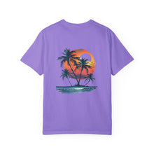 Hello Summer Sunset - Unisex Garment-Dyed T-shirt