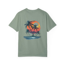 Hello Summer Sunset - Unisex Garment-Dyed T-shirt