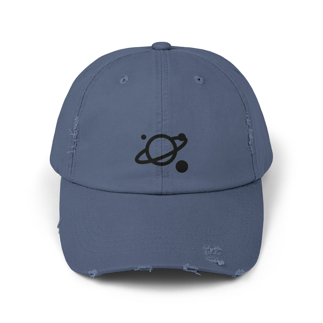 Unisex Distressed Saturn Cap