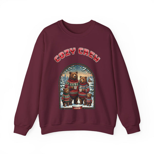 Head Elf in Charge 2026 family Christmas sweatshirt, dark color by Inkida, view 2