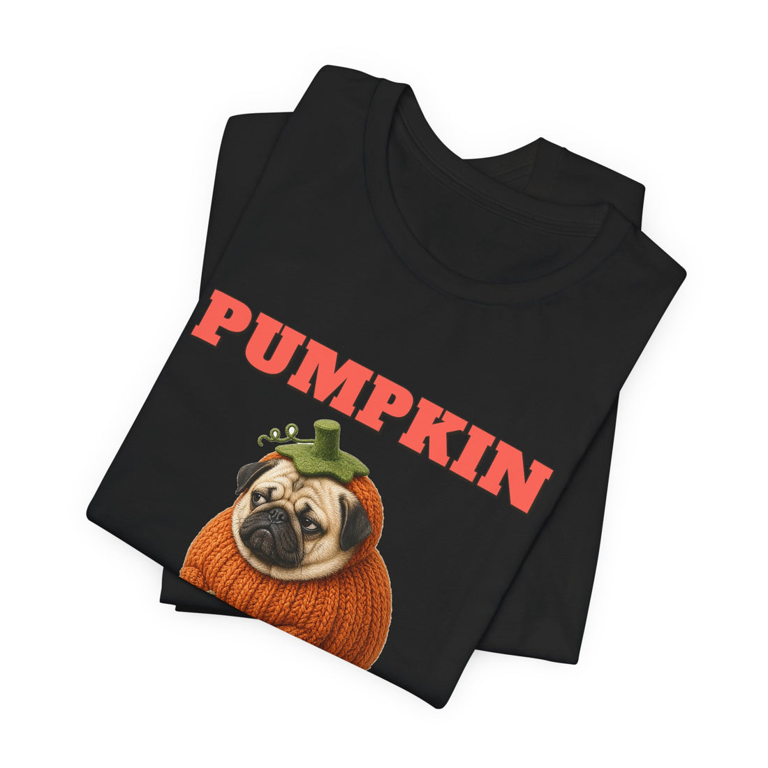 Pumpkin Under Protest Pug Halloween Tee