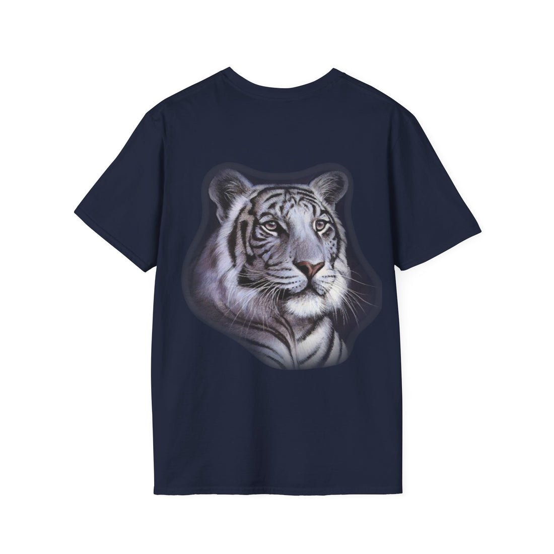 Hello Summer & Tiger in Back Unisex Softstyle T-Shirt