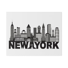 New York City Matte Canvas, Stretched, 0.75