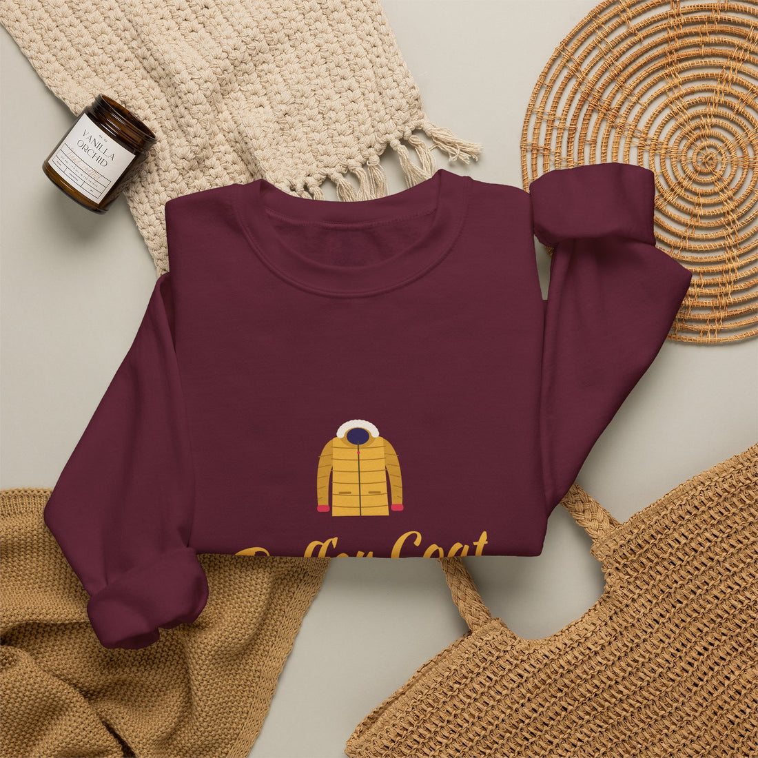 Puffer Coat Person Now Sweatshirt