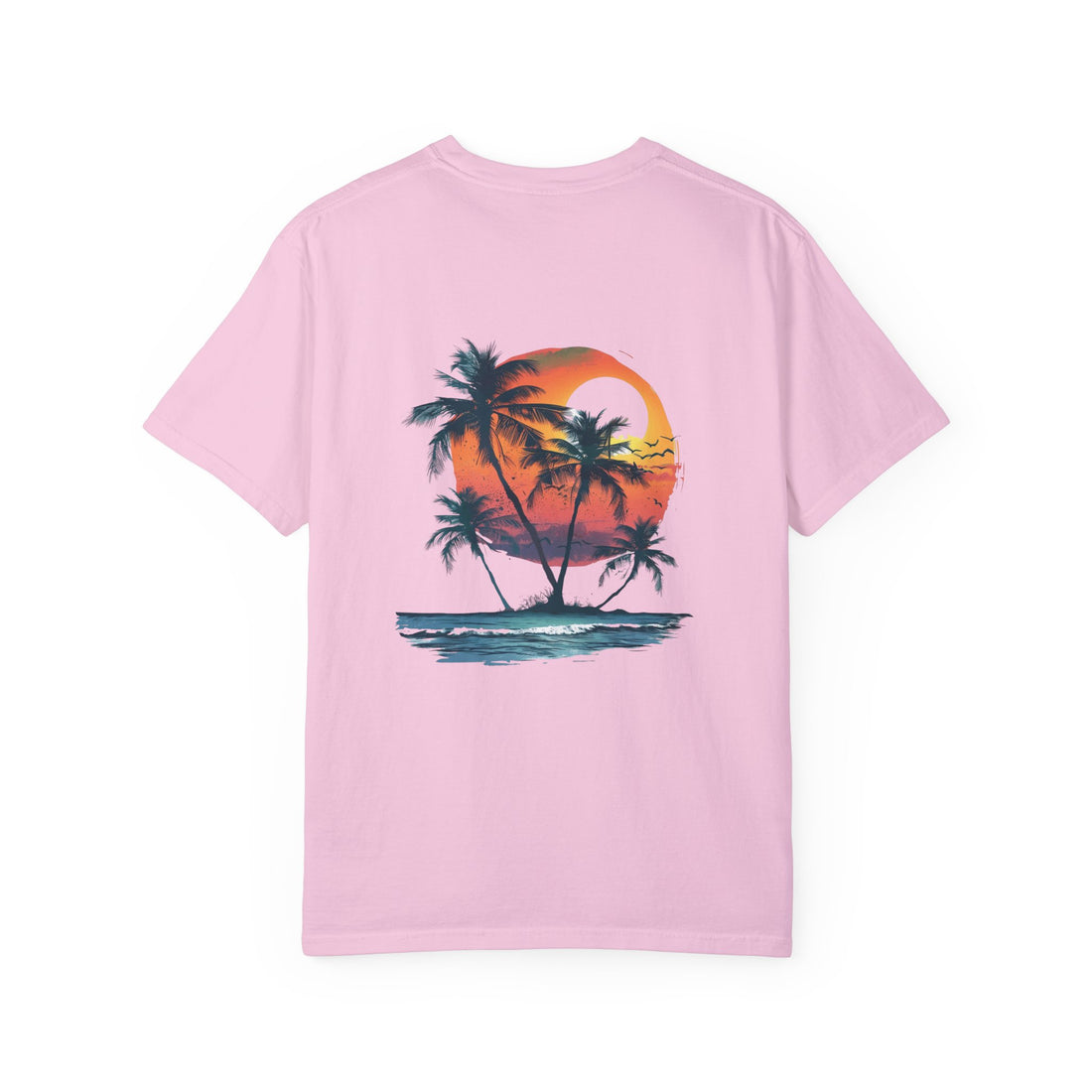 Hello Summer Sunset - Unisex Garment-Dyed T-shirt