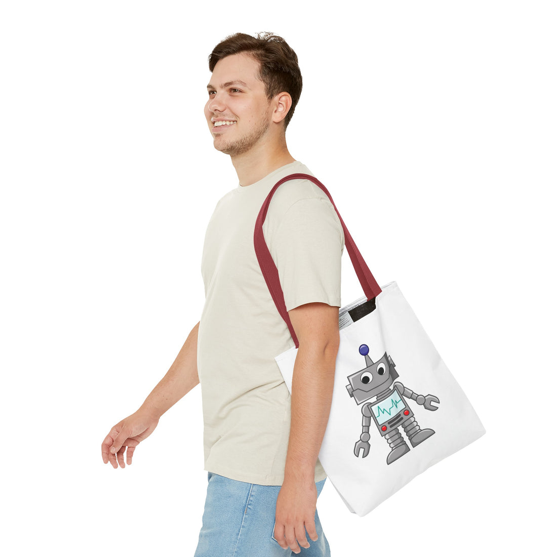 Robot & Skeleton - Tote Bag
