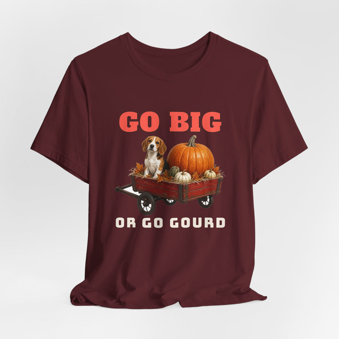 Go Big or Go Gourd Beagle Pumpkin Tee