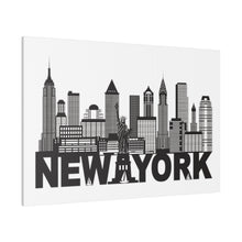 New York City Matte Canvas, Stretched, 0.75