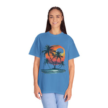 Summer Time - Sunshine Unisex Garment-Dyed T-shirt Love My Cat