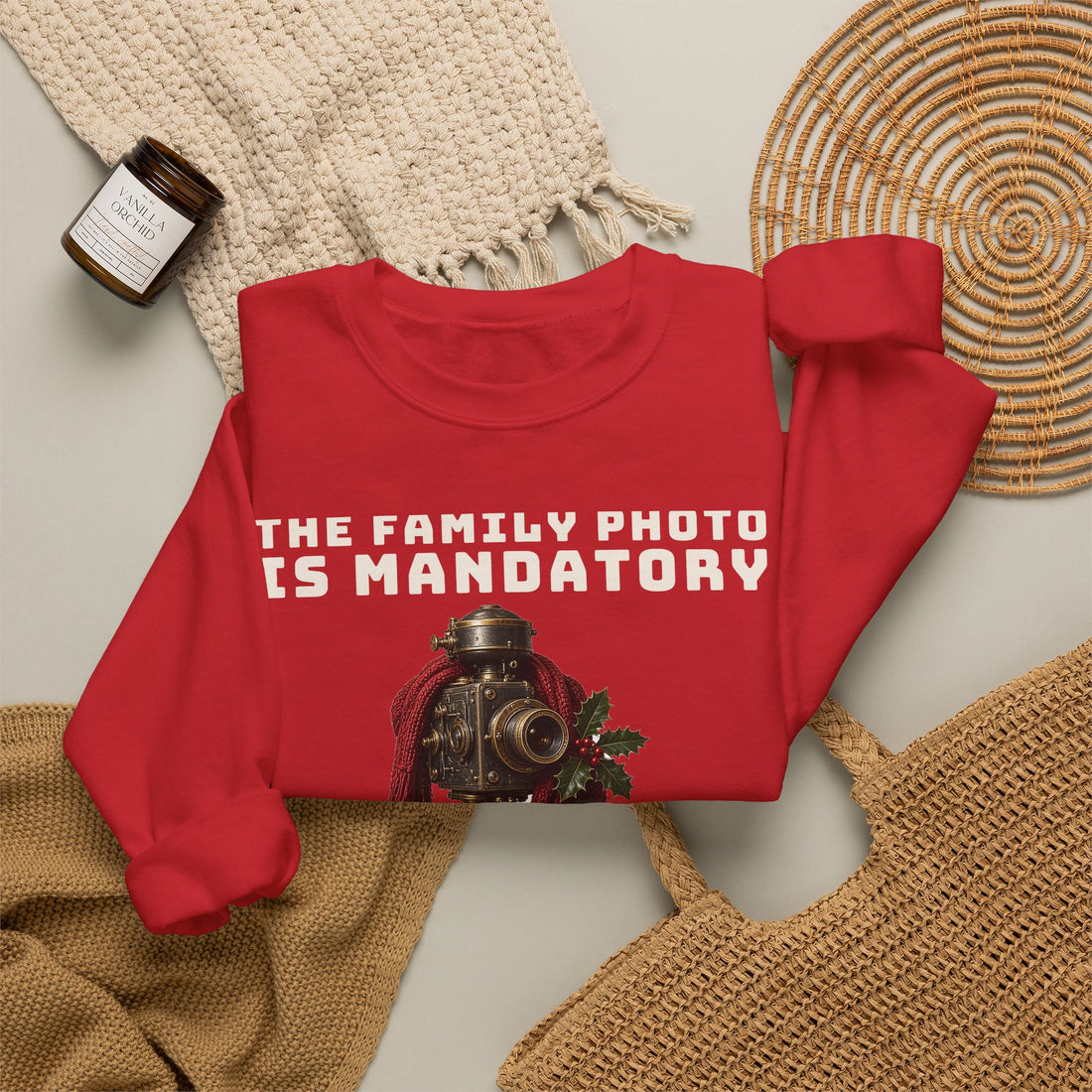 The Family Photo Is Mandatory: The Photographer Sweatshirt