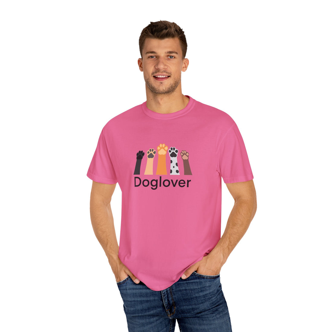 Dog Lover Unisex Garment-Dyed T-Shirt