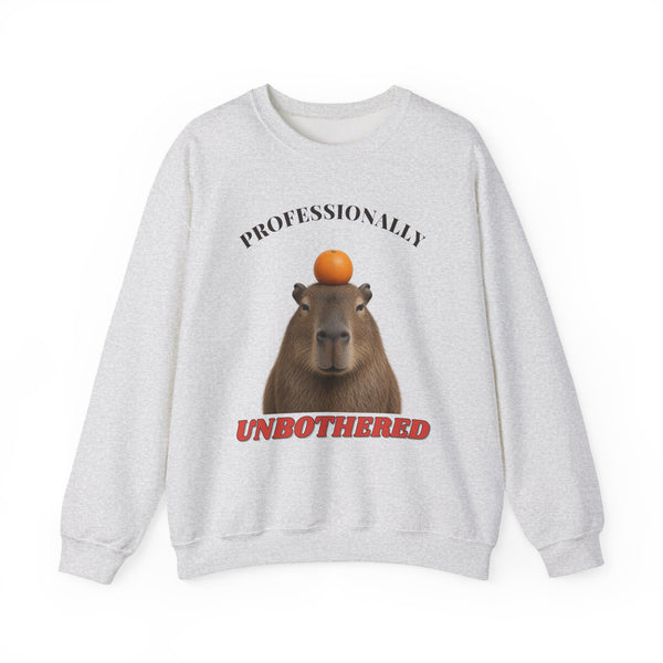 Professionally Unbothered funny sweatshirt, view 2
