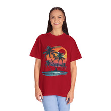 Summer Time - Sunshine Unisex Garment-Dyed T-shirt Love My Cat