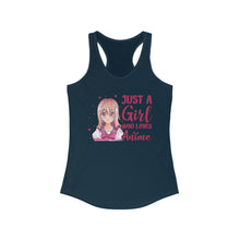 Just A Girl Who loves Anime! Women's Ideal Racerback Summer Tank