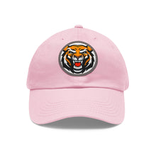 Tiger - Dad Hat with Leather Patch (Round)