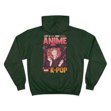 Just A Girl Who Loves Anime & KPOP - Champion Hoodie - Kawaii