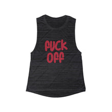 Fuck Off Women's Flowy Scoop Muscle Tank