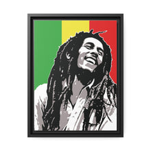 Portrait Bob Marley The Legend Matte Canvas W Black Frame